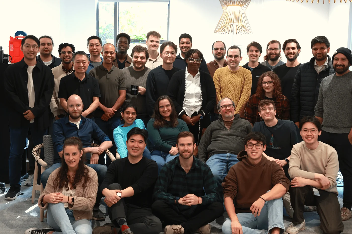 The Eka team in a group photograph published with the company’s October 2026 announcement