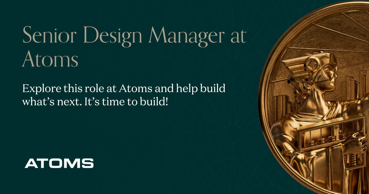Senior Design Manager at Atoms | Andreessen Horowitz