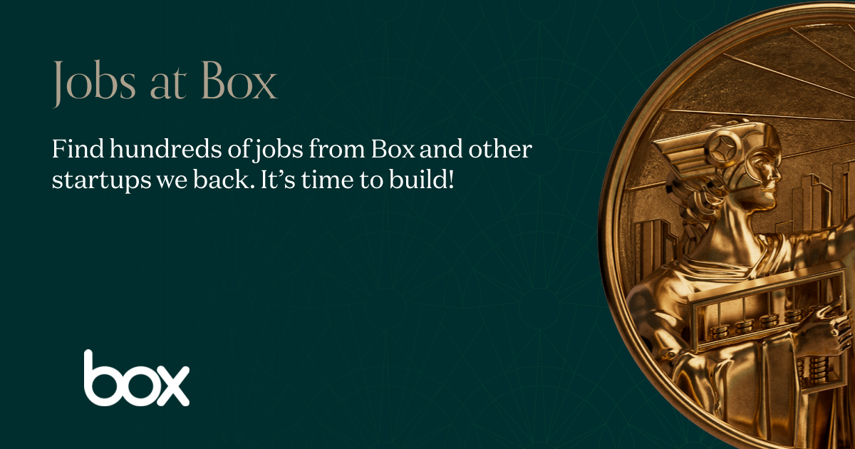 Jobs at Box | Andreessen Horowitz