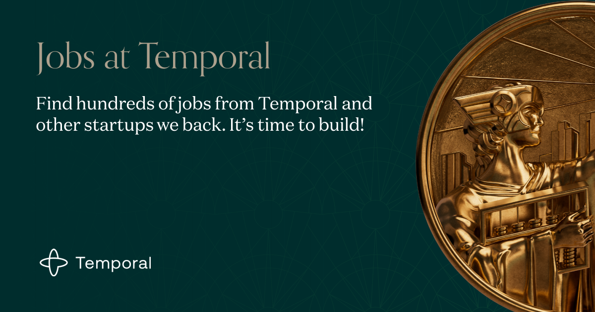 Jobs at Temporal | Andreessen Horowitz