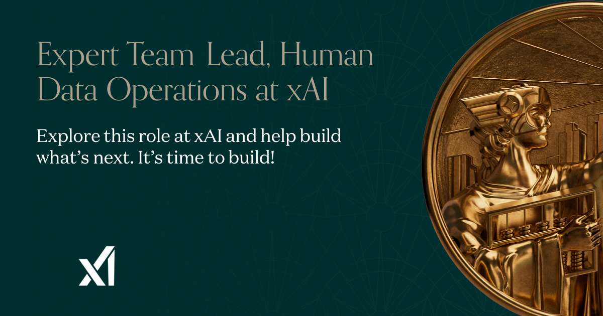 Expert Team Lead, Human Data Operations at xAI | Andreessen Horowitz